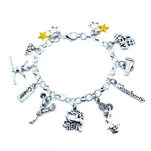 Cheerleader Charm Bracelet Cheerleading